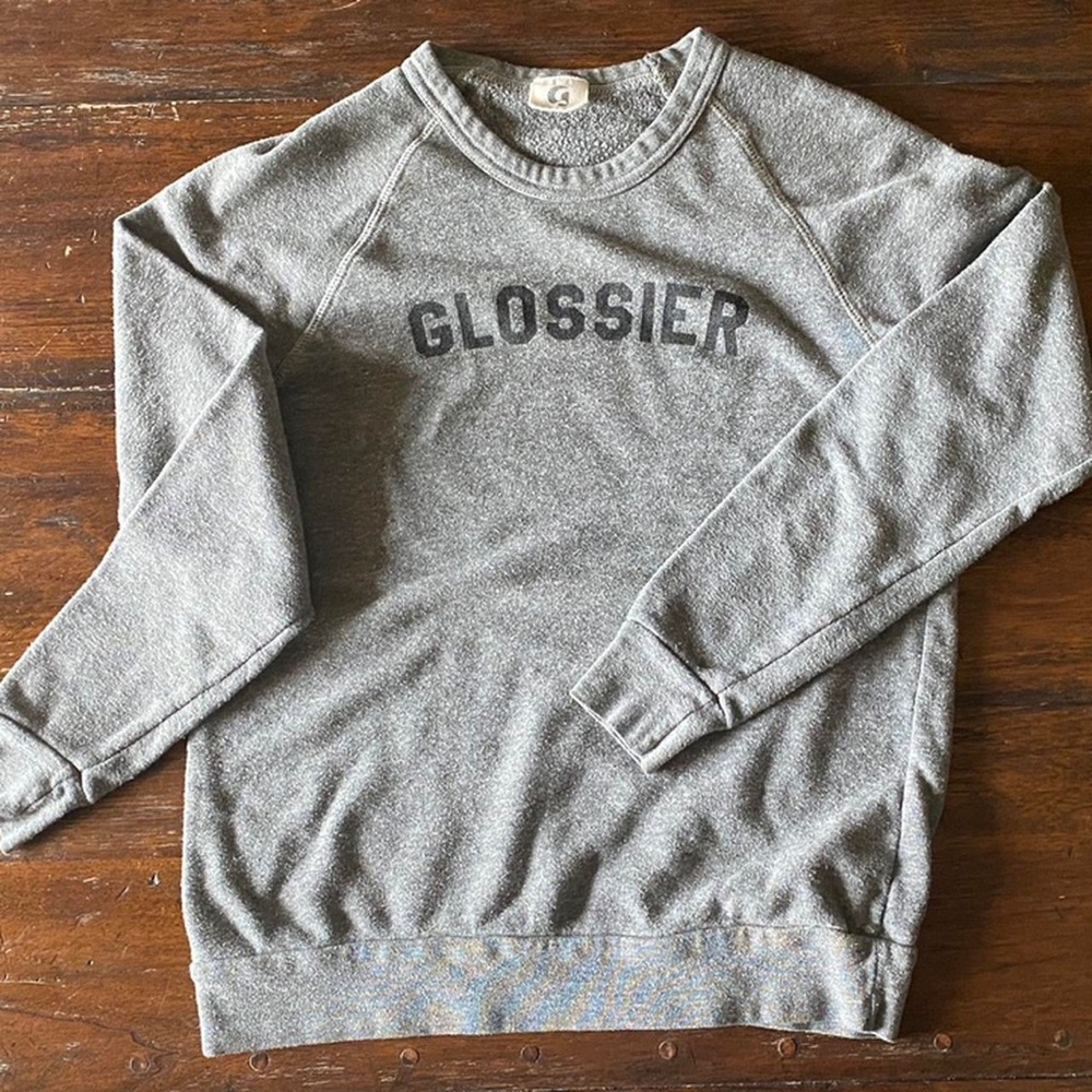 Glossier Crewneck Sweater/Sweatshirt - used